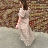 Crochet Eyelet Smocked Dress
