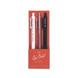 Be Bold Jotter Gel Pen Set