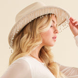 Rhinestone Fringe Cowboy Hat