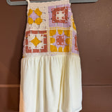 Girls Crochet Paneled Babydoll Tank