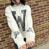 Cream Go Wolves Crewneck