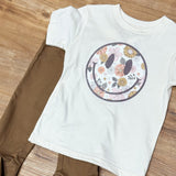 Kids Floral Smiley Tee