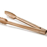 Lux Copper Colored Titanium Coated Grill Tongs