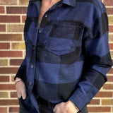 Relaxed Checkered Button-Up Shirt