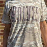 Wolves Natural Camo Tee