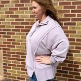 Plus Mineral Wash French Terry Sweatshirt