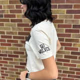 Black Go Wolves Short Sleeve Boxy Tee
