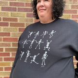Skeleton Poses Crewneck