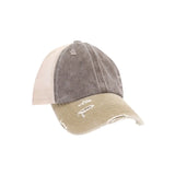 CC Tri Color Stone Washed High Pony Cap