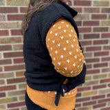 Quilted Collar Boxy Sherpa Vest