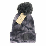CC Kids Tie Dye Pom Beanie