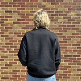 Black 1/4 Zip Wolves Sweatshirt