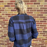 Relaxed Checkered Button-Up Shirt