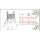 Girls Blue Ruffle Strap Dress