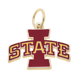 Iowa State Cyclone Enamel Logo Charm