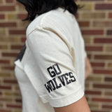 Black Go Wolves Short Sleeve Boxy Tee