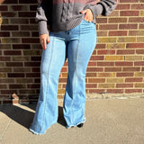 Wide Leg Palazzo Jeans