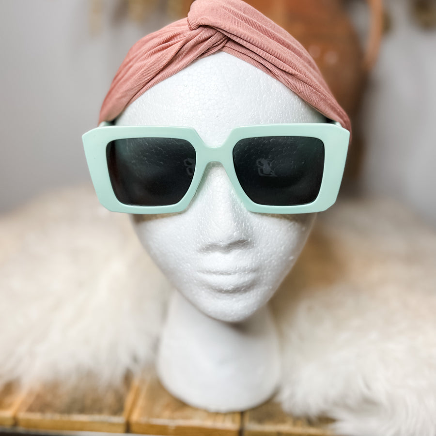 Boxy Tinted Square Sunglasses