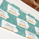 Doe A Deer Set of 3 Flour Sack Burp Cloths