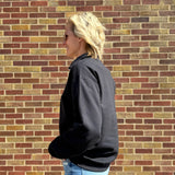 Black 1/4 Zip Wolves Sweatshirt