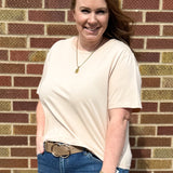 Polished Prints Mom Crop Tee