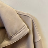 Modal Poly Quarter Zip Funnel Neck Pullover