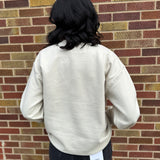 Cream Go Wolves Crewneck