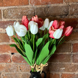Natural Touch Small Tulip Bundle 18”