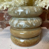 Stoneware Planter w/ Saucer 5”