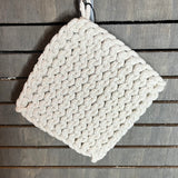 Cotton Crochet Pot Holder 8”