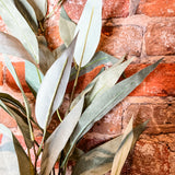 Green Eucalyptus Leaf Spray 46”