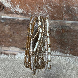 Beaded Bracelet Stacked