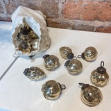 1” Gold Mercury Glass Orn in Bag of 36