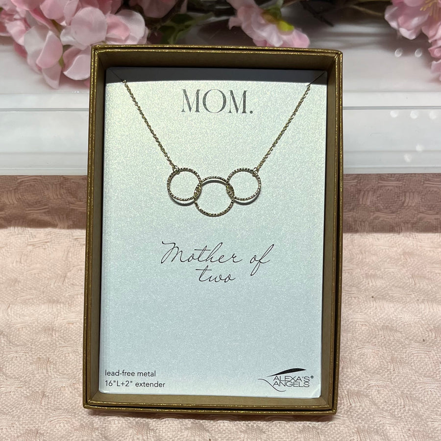 Circles Of Love Mom Necklace