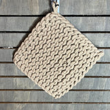 Cotton Crochet Pot Holder 8”