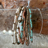 Beaded Bracelet Stacked
