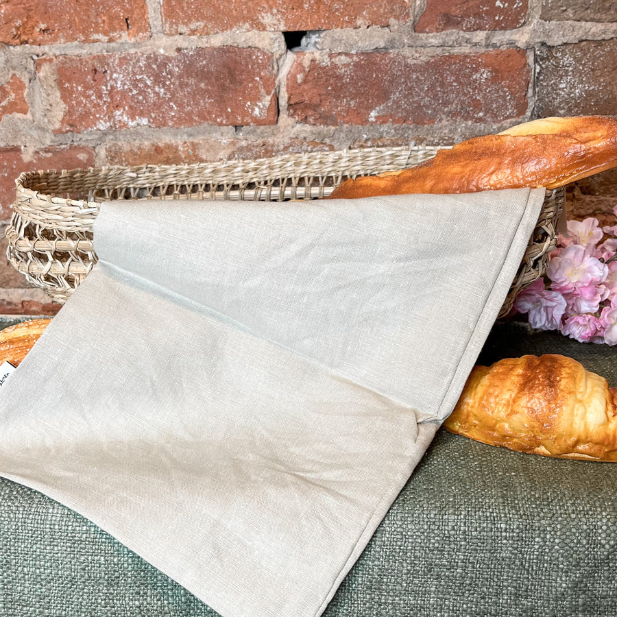 Natural Linen Bread Bag