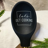 Kitchen Spoon w/Metallic Gold Handle