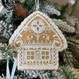 Shimmery Gingerbread Orn 4.25"
