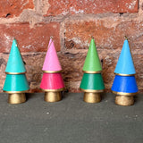 Colorblock Wood Tree Orn 4.5”