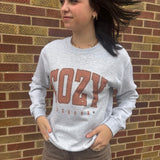 Block Letter Cozy Season Crew Neck