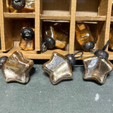 1” Gold Glass Star Orns Boxed Set of 30