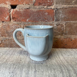 Stoneware Mug w/Tea Bag Holder
