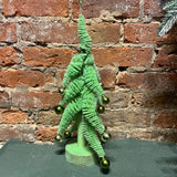 Whimsical Flocked Bottle Brush Tree w/ Ball Orns 17”