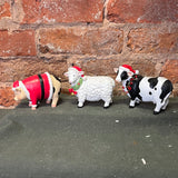 Resin Holiday Barnyard Animal Orn 5”