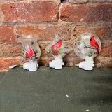 Glass Cardinal Night Light 5.5”