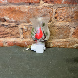 Glass Cardinal Night Light 5.5”