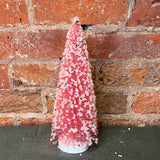 Pink Bottle Brush Tree w/ Sprinkles