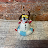 Felt Animal Tubing Orn 4”