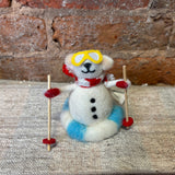 Felt Animal Tubing Orn 4”